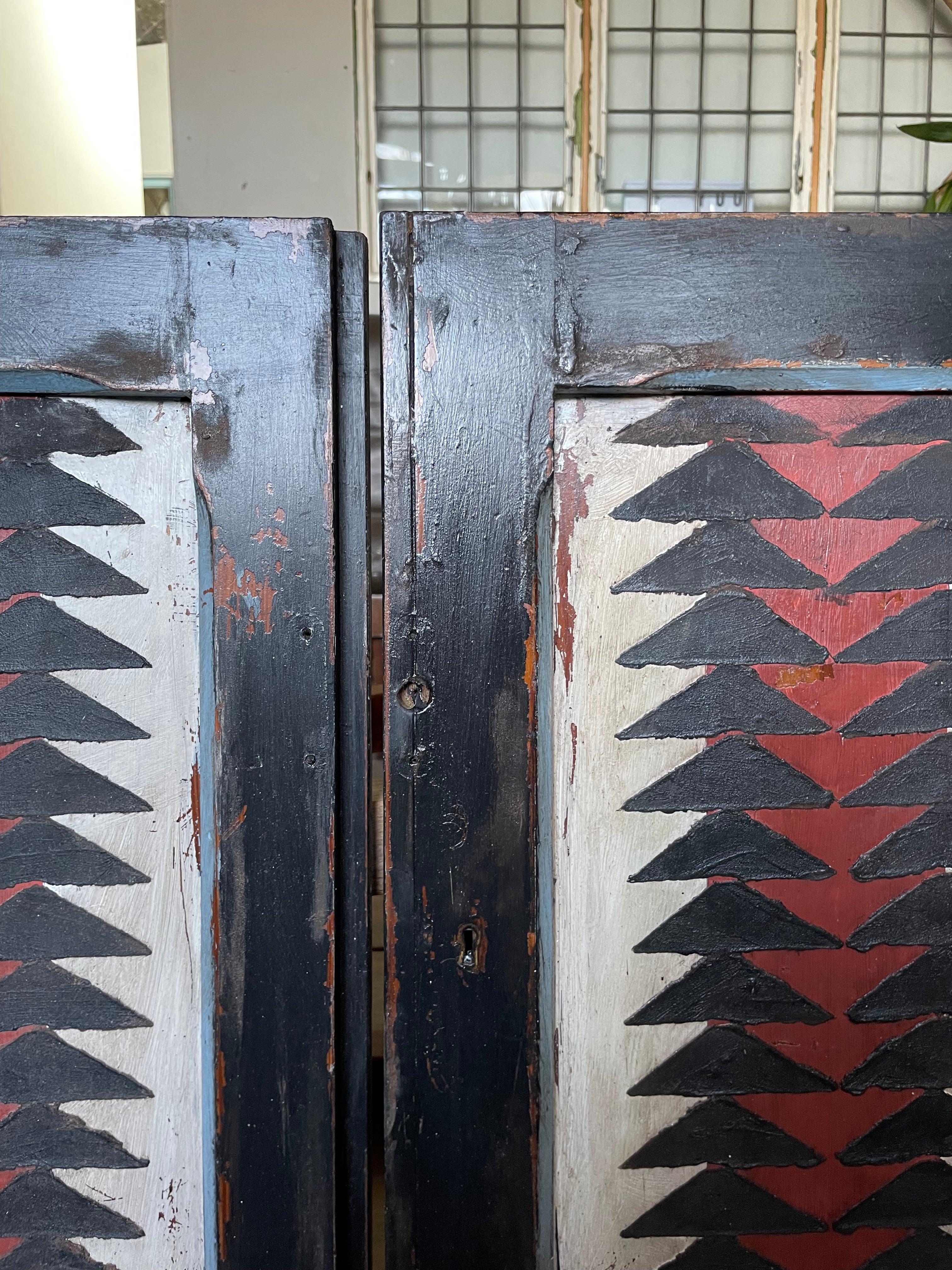 Vintage Pine Folk Art Wallhangings
