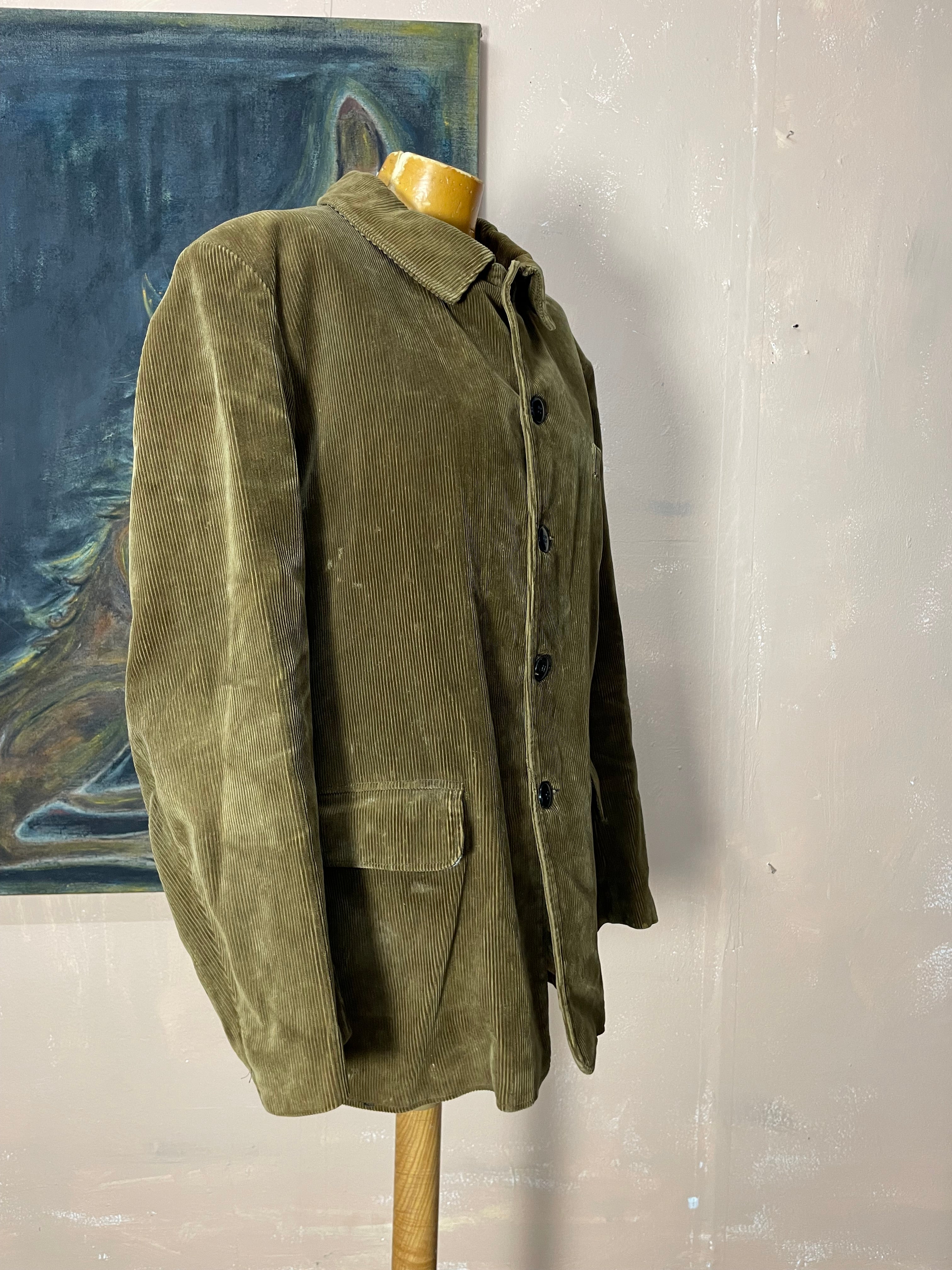 Vintage French 1950s Corduroy Jacket