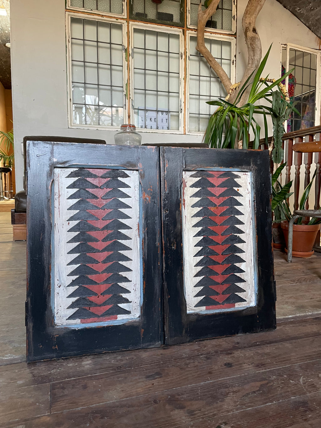 Vintage Pine Folk Art Wallhangings