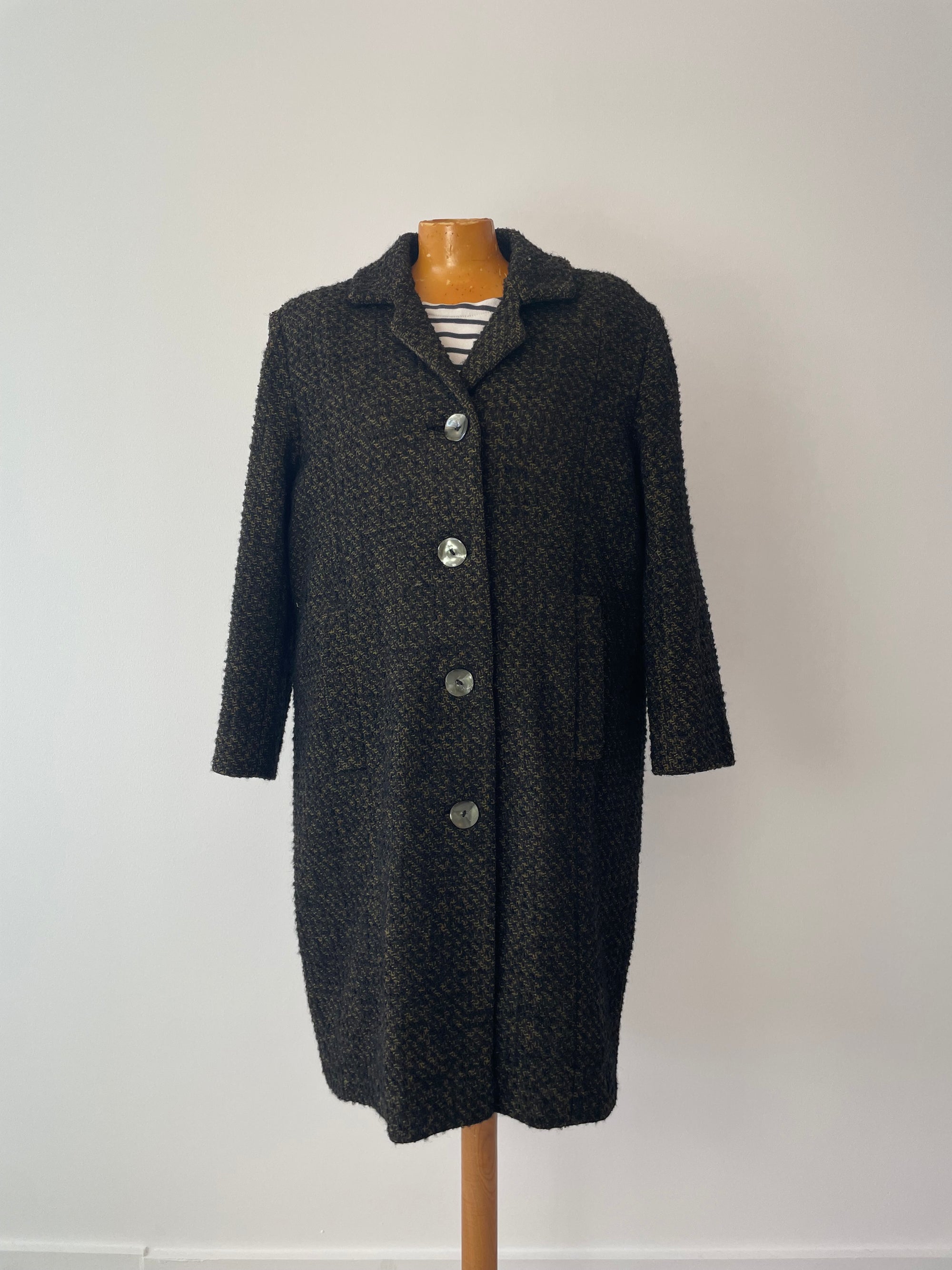 Vintage French 1930’s Tweed Overcoat