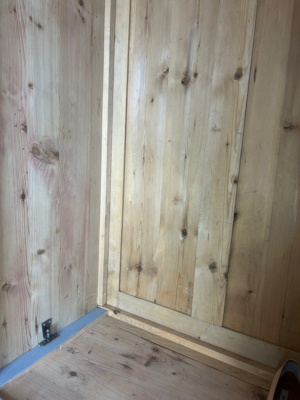 Vintage Painted Wardrobe with Swan Chinoiserie