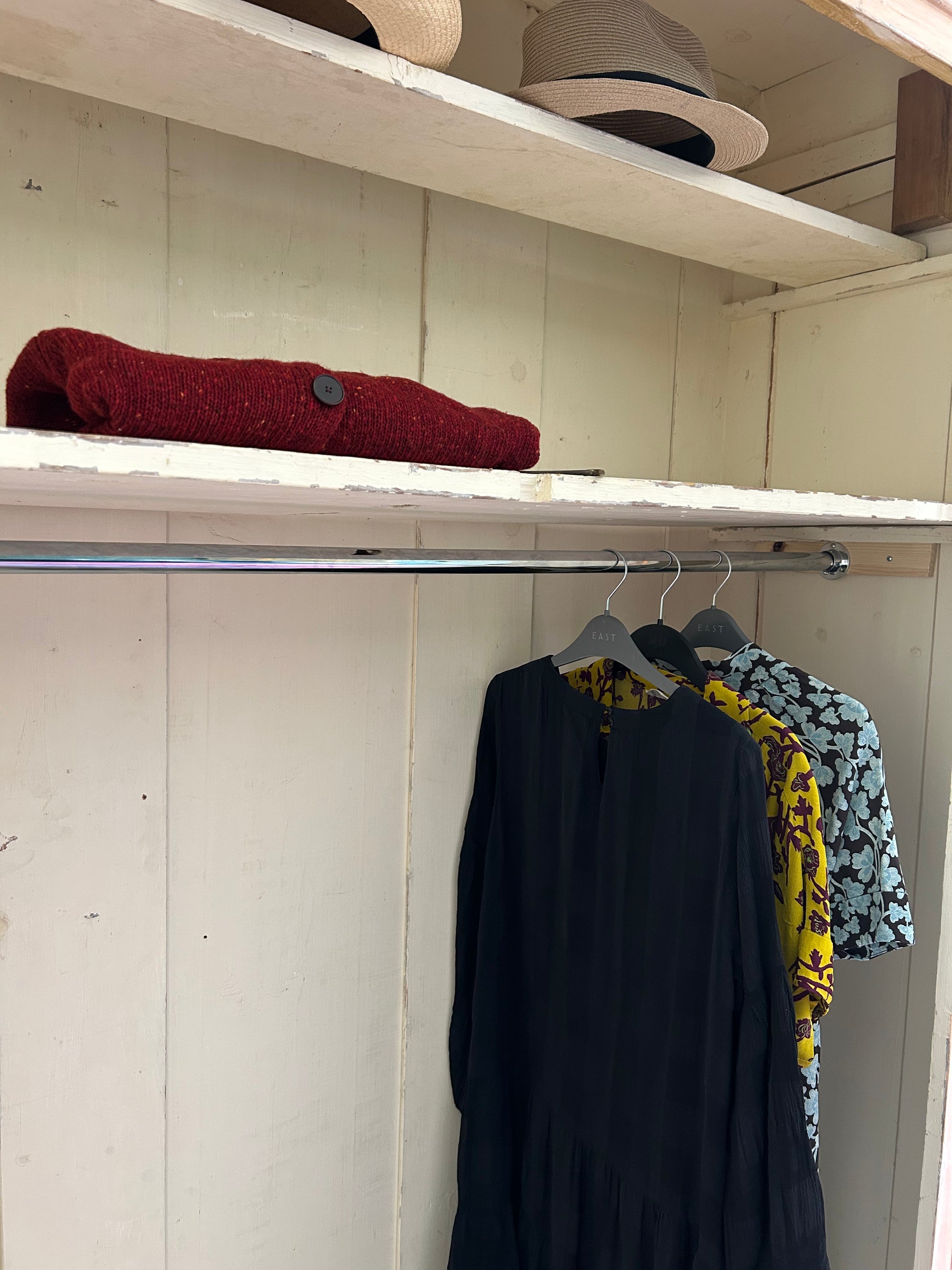 Vintage French Wardrobe with Inlaid Chinoiserie