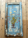 Reclaimed Door Hanging with Daisies