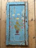 Reclaimed Door Wallhanging with Daisies