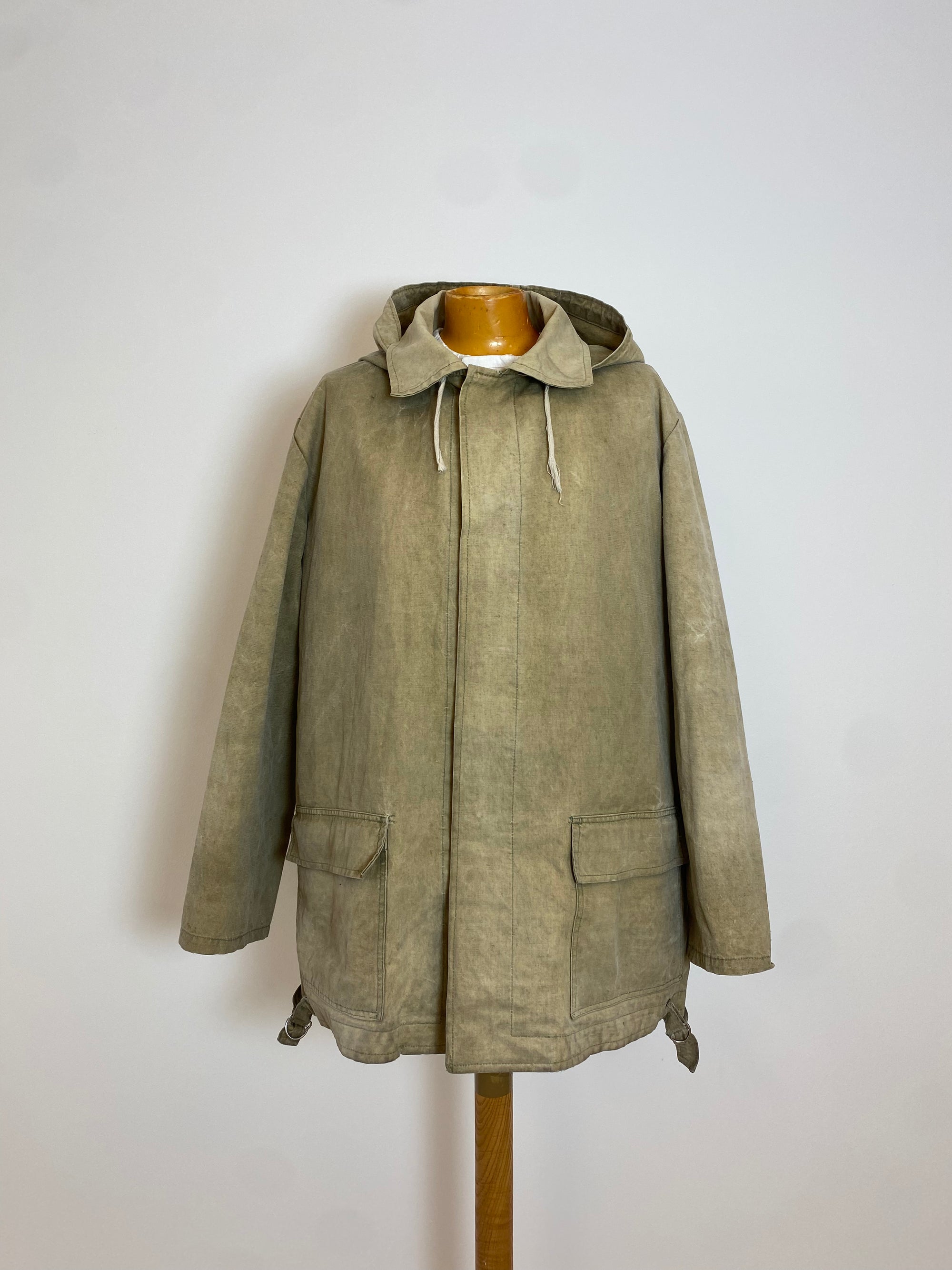 Vintage French Military Canvas Jacket