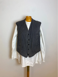 Vintage French 1930s Striped Waistcoat